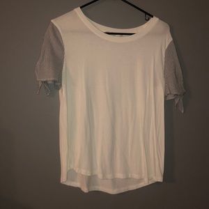 cute white dressy tee!